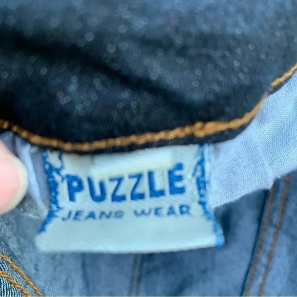 PUZZLE Jeans Wear women's size 15/16 jeans, inseam 31", rise 10" - Picture 3 of 7